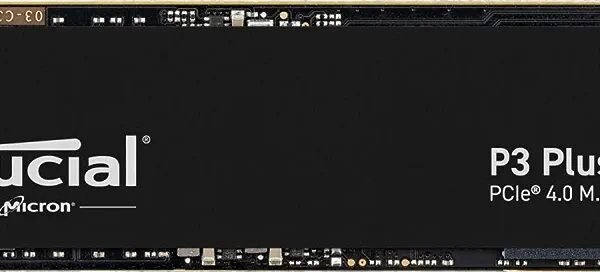 Crucial P3 Plus 500GB PCIe 4.0 3D NAND NVMe M.2 SSD