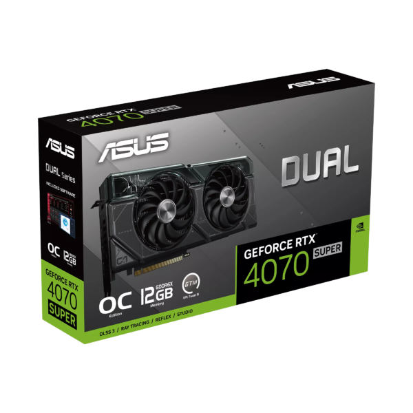 ASUS Dual GeForce RTX 4070 SUPER OC Edition 12GB GDDR6X Graphic Card