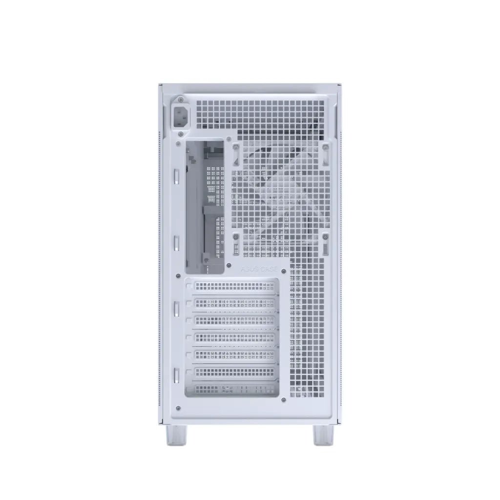 ASUS Prime AP303 White ATX Mid-Tower PC Case with Tempered Glass and 360mm Radiator Support