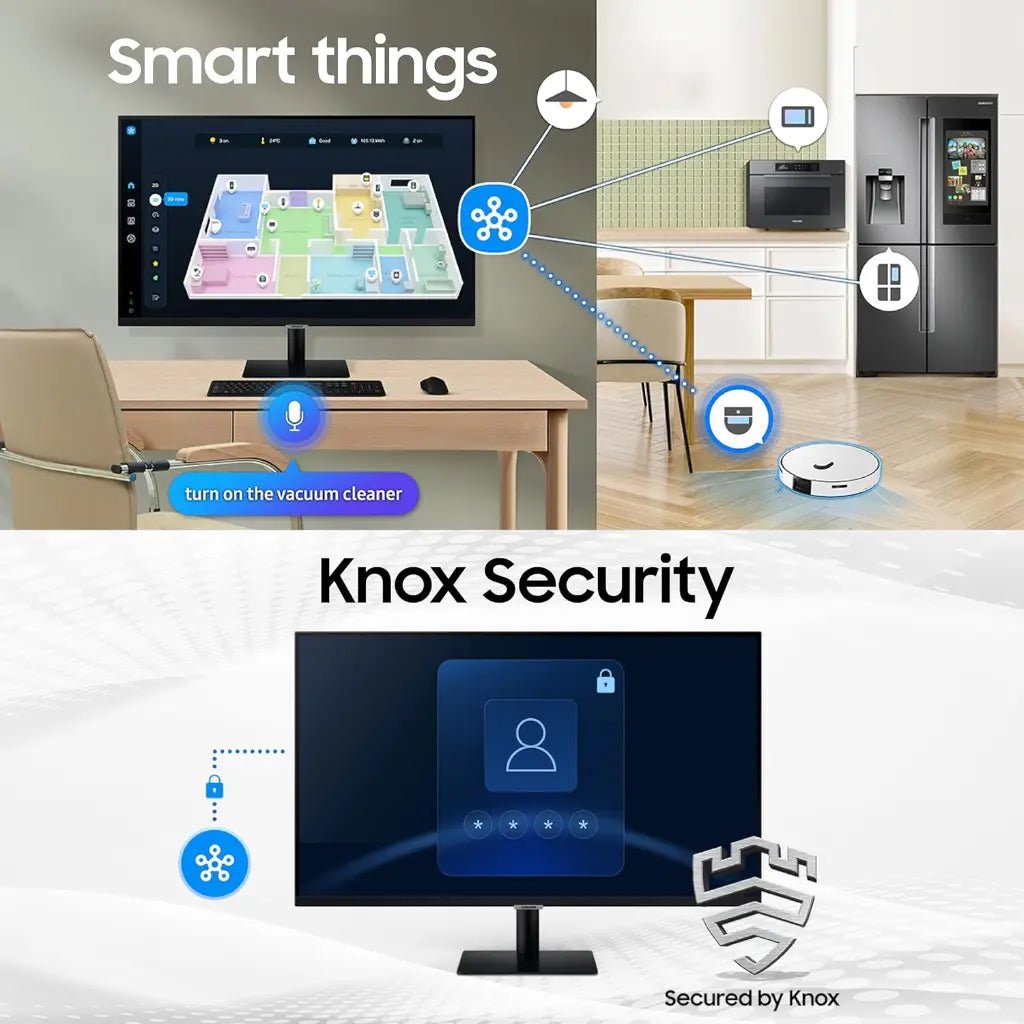 Samsung 43-inch M7 4K UHD Smart Monitor with Integrated Smart TV Apps and Streaming Services