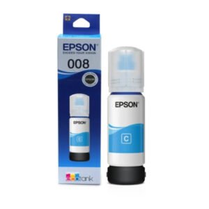 Epson 008 (C13T06G298) Cyan Pigment Ink Bottle 70ml for EcoTank Printers