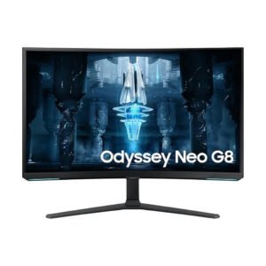 Samsung Odyssey Neo G8 32-Inch 4K UHD 240Hz 1ms Curved Gaming Monitor with Quantum HDR2000