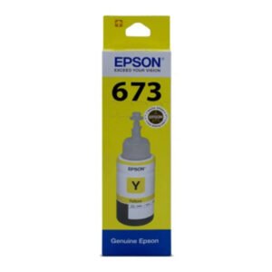 Epson T6734 (C13T673498) Yellow Ink Bottle 70ml for EcoTank L-Series Printers