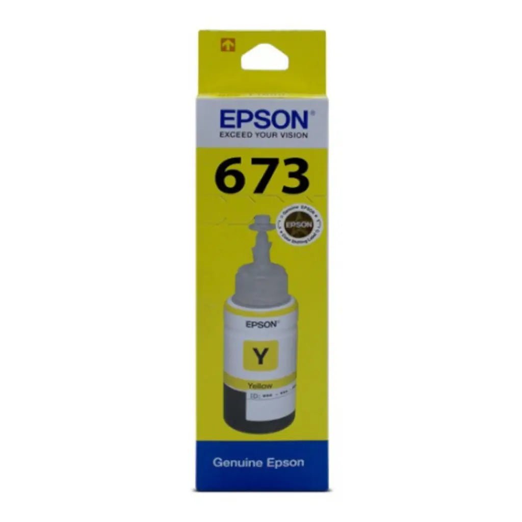 Epson T6734 (C13T673498) Yellow Ink Bottle 70ml for EcoTank L-Series Printers