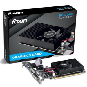 Foxin GT740 4GB 128-Bit DDR3 High-Efficiency Desktop Graphics Card for Gaming and Multimedia