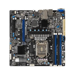 ASUS P12R-M-10G-2T Intel C252 LGA1200 Micro ATX Server Motherboard with Dual 10G LAN