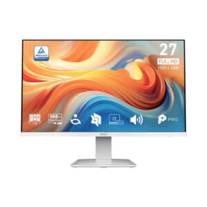 MSI PRO MP273W E14A 27-inch FHD IPS Monitor, 144Hz Refresh Rate, 1ms Response Time, Built-in Speakers