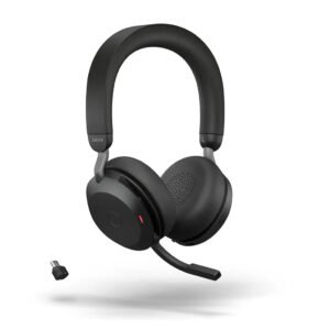 Jabra Evolve2 75 Professional Wireless Noise-Canceling Headset with USB-C Bluetooth Adapter