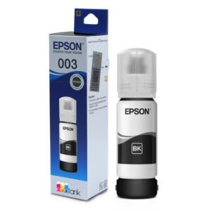 Epson 003 (C13T00V198) Black Ink Bottle, 65ml Dye-Based Ink for EcoTank Printers