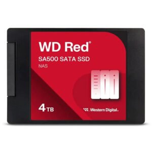WD Red SA500 4TB NAS SATA 2.5-Inch Internal Solid State Drive (SSD) for Network Attached Storage