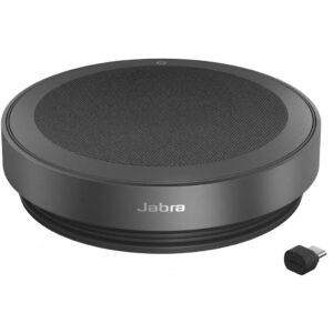 Jabra Speak2 75 MS Professional Portable Speakerphone with Link 380c USB-C Adapter, IP64 Rated