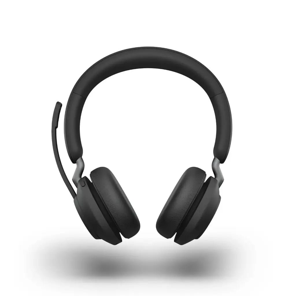 Jabra Evolve2 65 UC Stereo Wireless Bluetooth On-Ear Headset with USB-A Adapter - Black