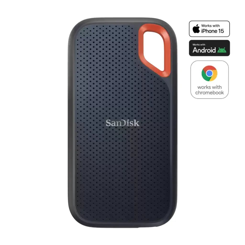 SanDisk 8TB Extreme Portable SSD, USB 3.2 Gen 2 External Solid State Drive (E61)