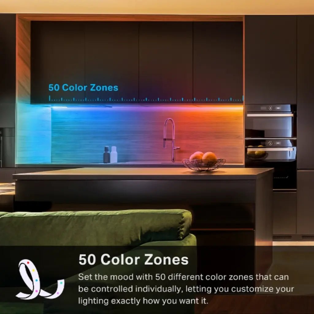 TP-Link Tapo L930-5 Smart Wi-Fi LED Light Strip, 5M, RGBW, Apple HomeKit Compatible, Music Sync & Zonal Color Control