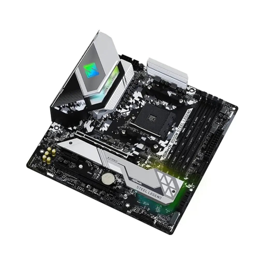 ASRock B550M Steel Legend AMD AM4 Socket DDR4 4733+ MHz Overclockable Micro ATX Motherboard