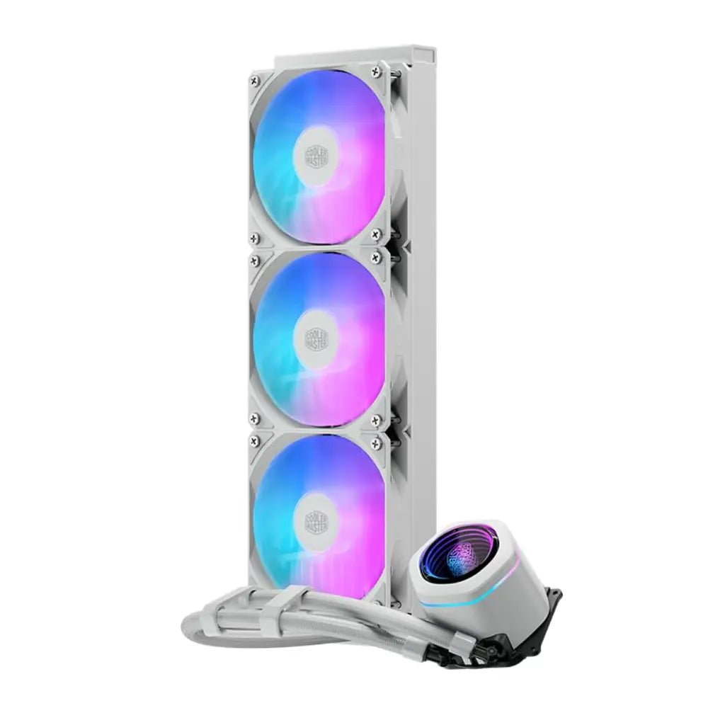 Cooler Master MasterLiquid 360 Core ARGB All-in-One Liquid CPU Cooler - White Edition