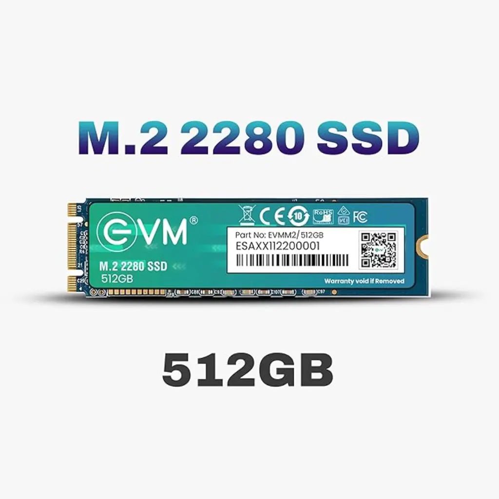 EVM EVMM2 512GB M.2 2280 SATA III Internal Solid State Drive (SSD)