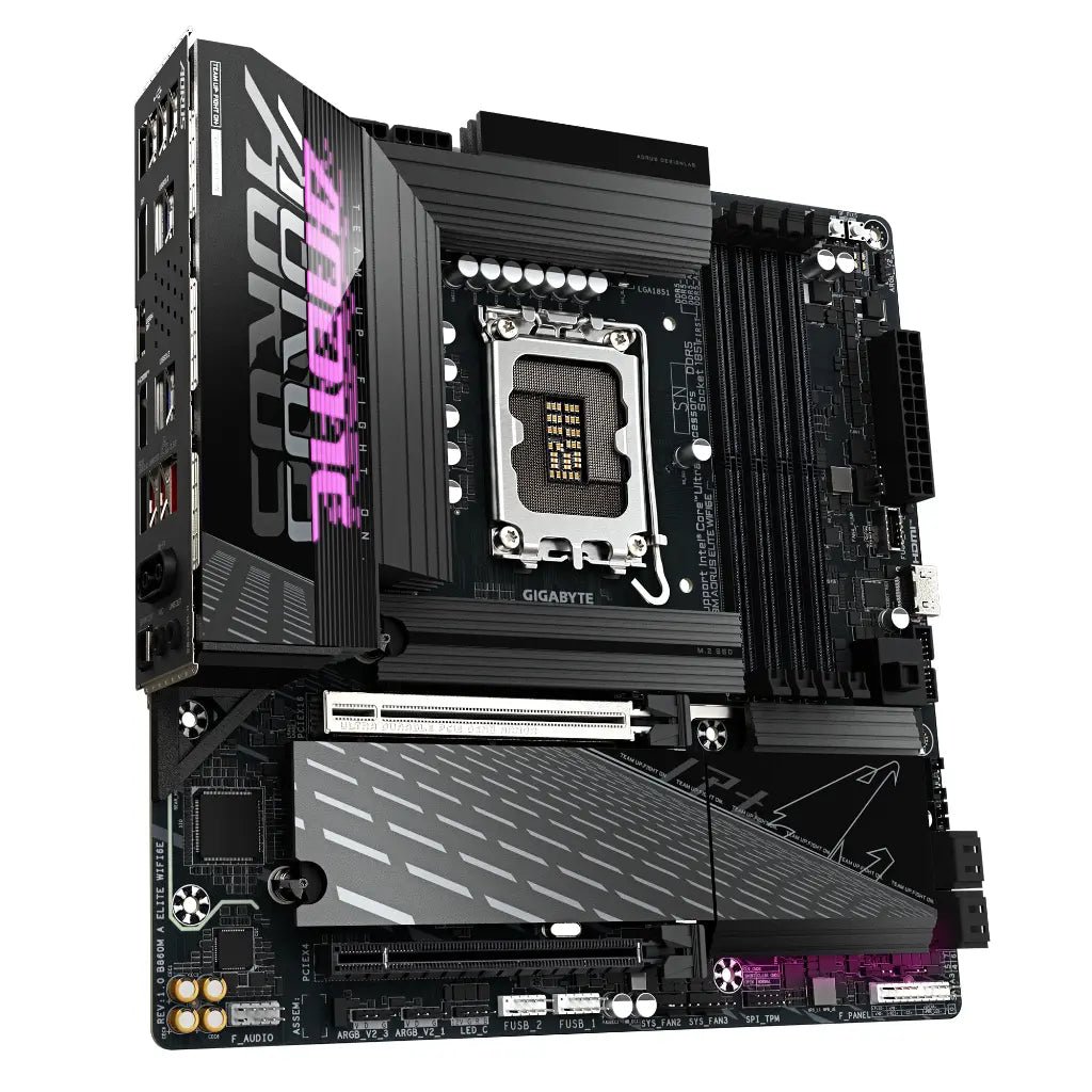 Gigabyte B860M AORUS ELITE WIFI6E Intel B860 LGA1700 DDR5 Micro-ATX Gaming Motherboard