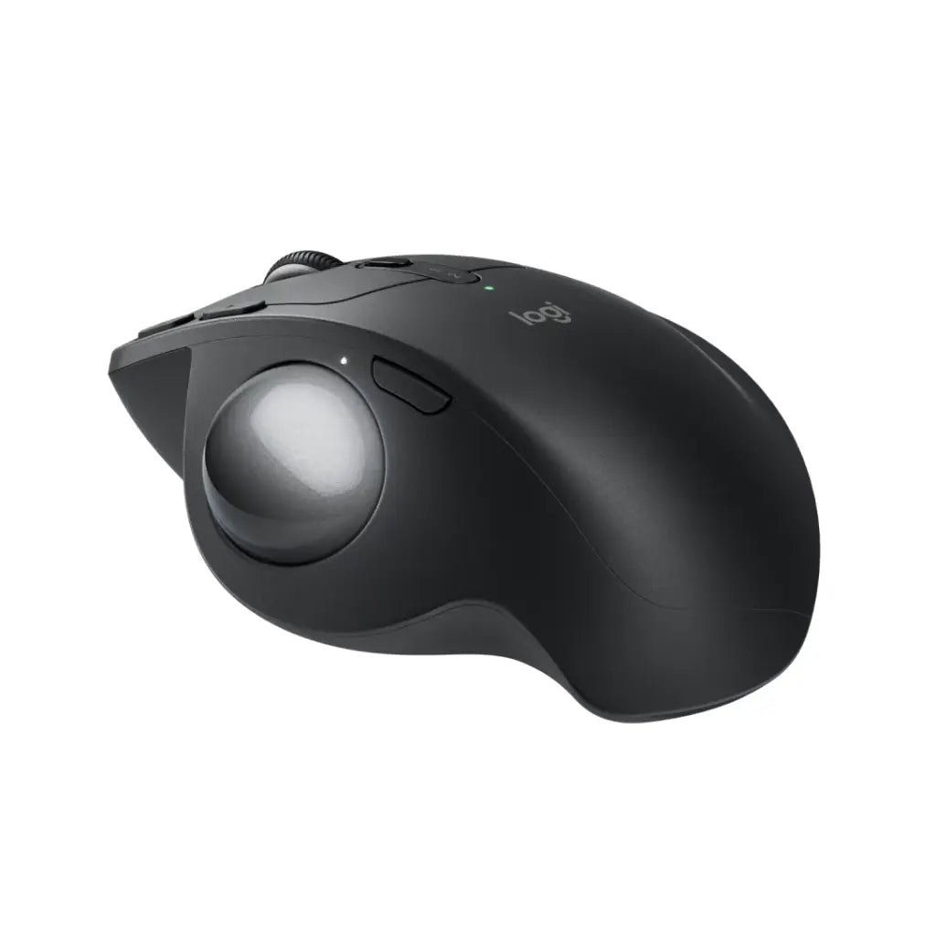 Logitech MX Ergo S Wireless Ergonomic Trackball Mouse with USB-C Charging, Graphite Finish
