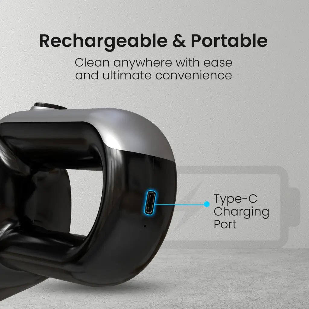 Portronics Mopcop 3 (POR 2837) Portable Rechargeable Handheld Vacuum Cleaner for Home and Car