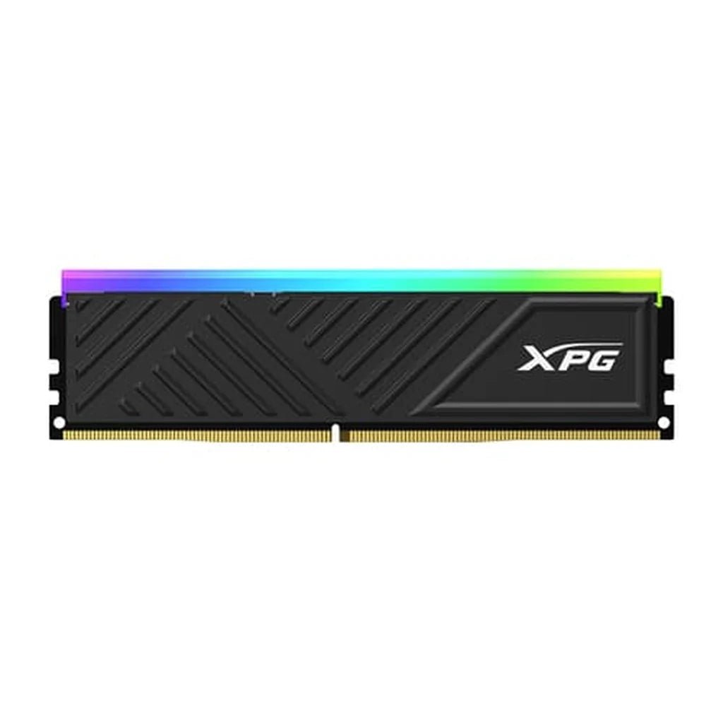 XPG SPECTRIX D35G RGB 64GB (2x32GB) DDR4 3200MHz CL16 Low-Profile Gaming Desktop RAM Kit - Black, Intel XMP 2.0 Ready