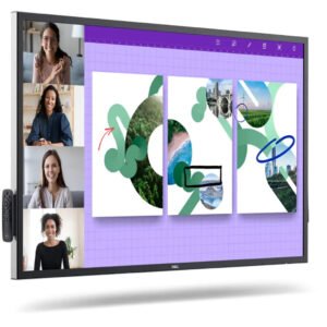 Dell P5524QT 55-inch 4K UHD Interactive Touchscreen Monitor with USB-C and HDMI Connectivity