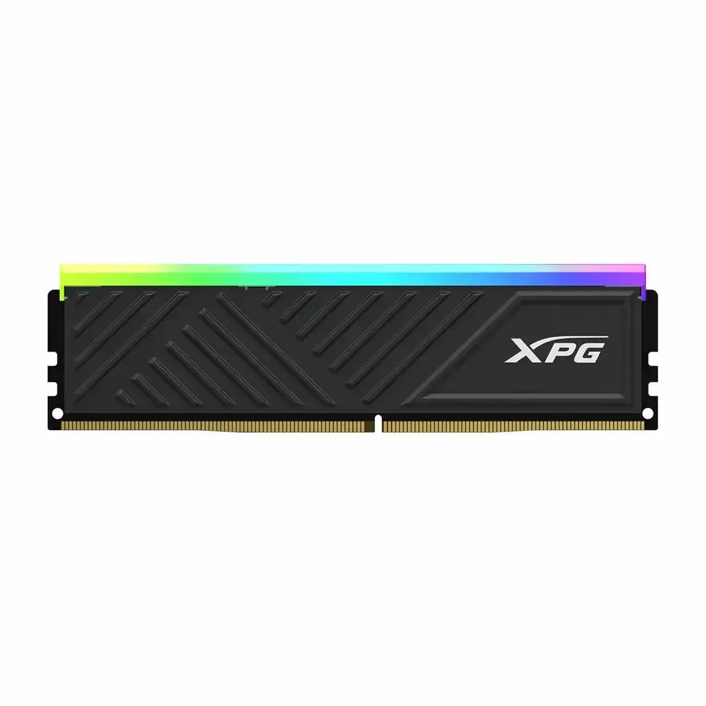 XPG SPECTRIX D35G RGB 64GB (2x32GB) DDR4 3200MHz CL18 Low-Profile Gaming Desktop RAM Kit - Black