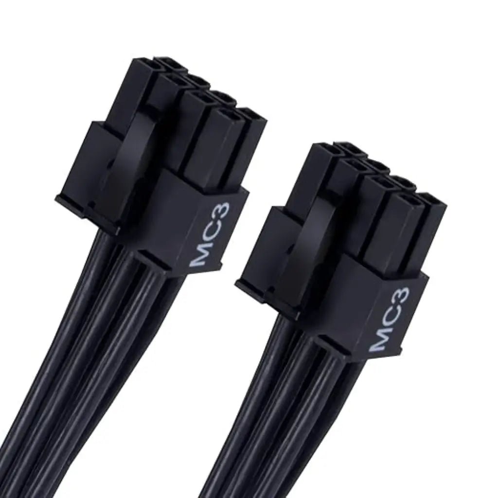 SilverStone SST-PP14-EPS 2x EPS 8-Pin to 12+4 Pin PCIe Gen5 Power Adapter Cable
