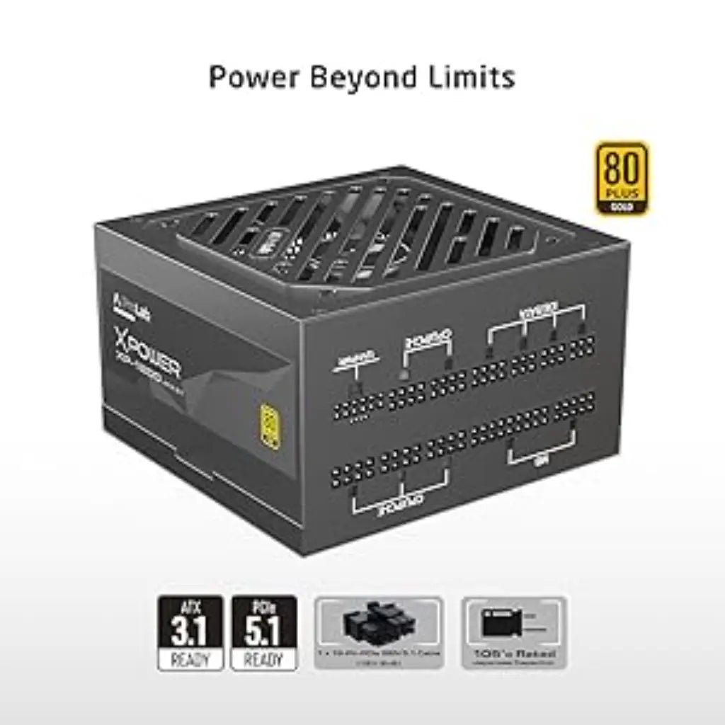 Prolab XPower XP-1200 1200W ATX 3.1 80 Plus Gold Fully Modular Power Supply Unit