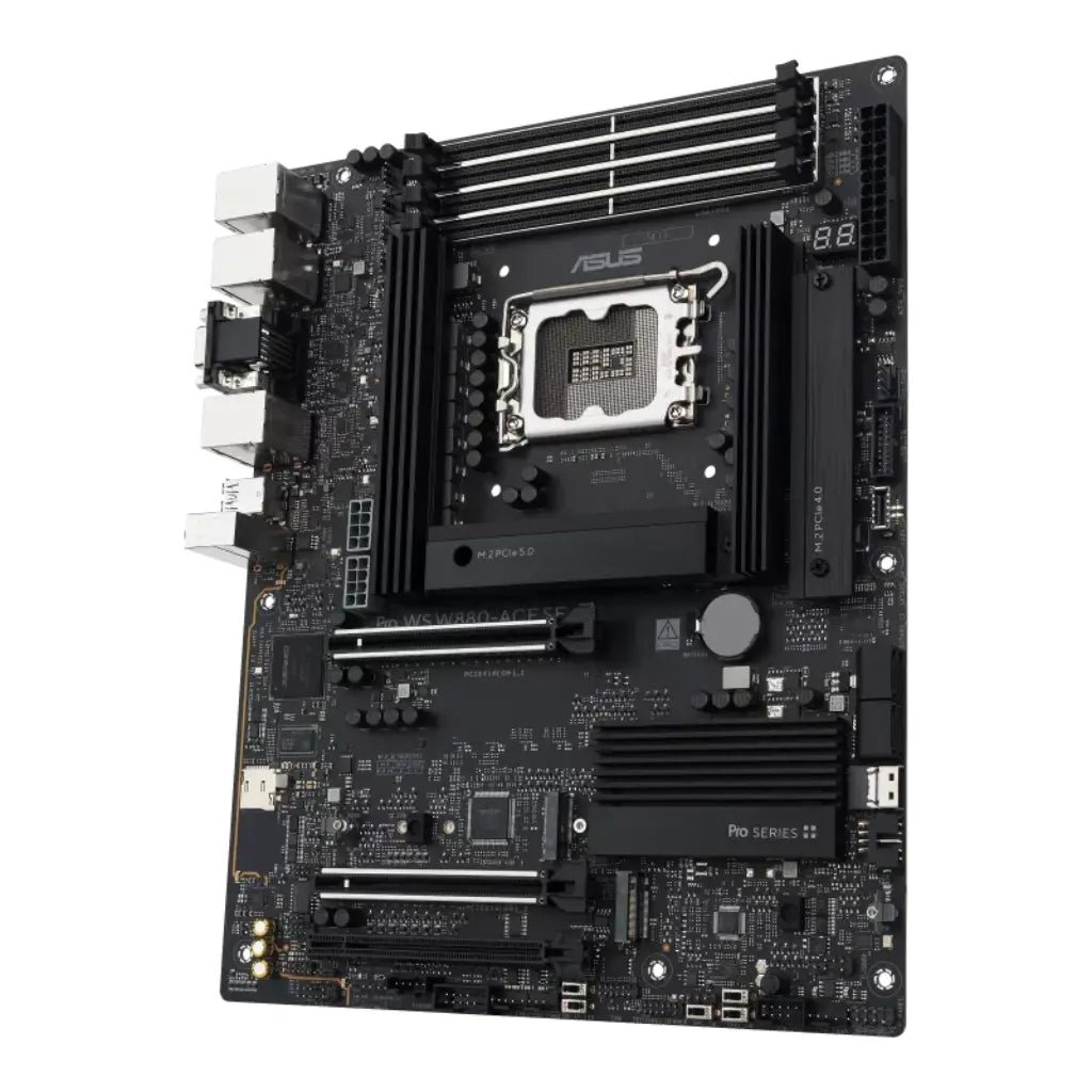 ASUS Pro WS W880-ACE SE Workstation Motherboard - LGA1851, DDR5, ATX, Thunderbolt 4