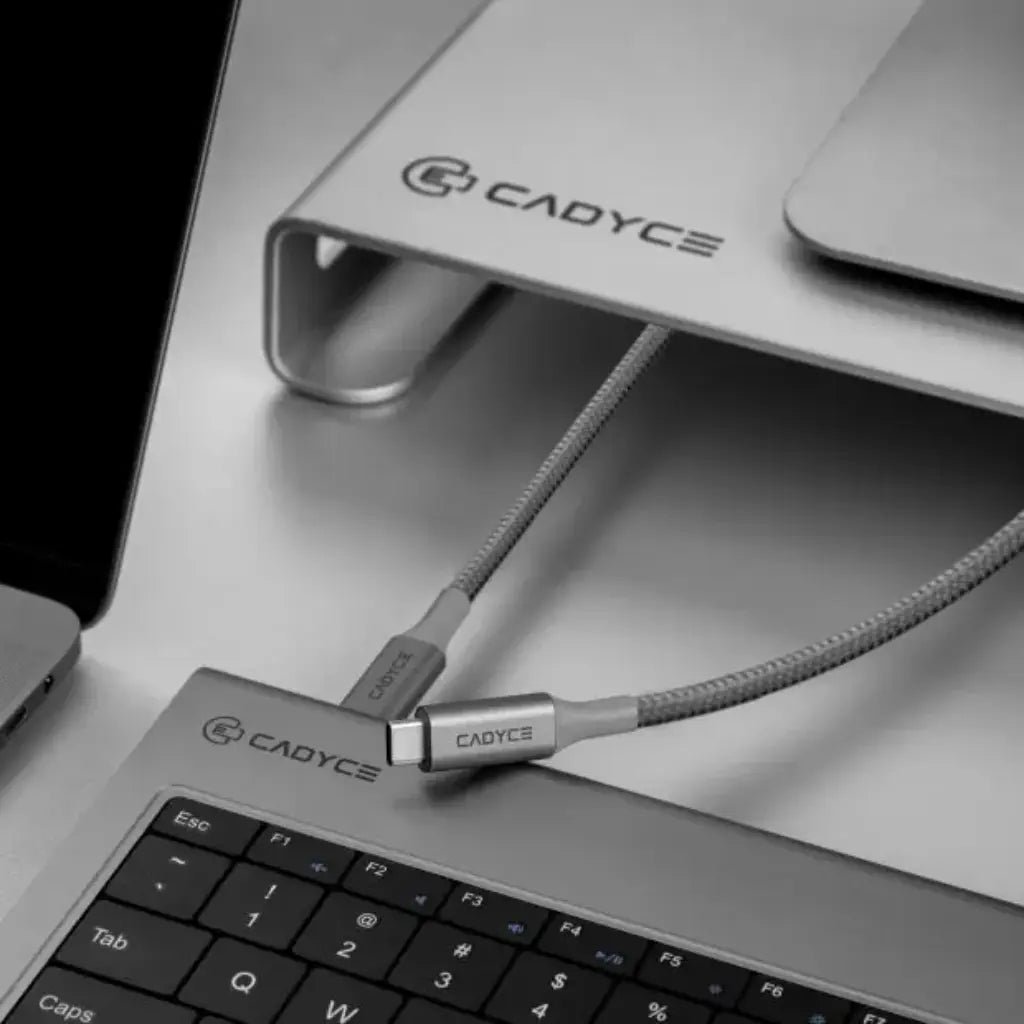 Cadyce CA-C2C 1.2M USB-C to USB-C Fast Sync & Charge Cable - CADMiUM Space Gray