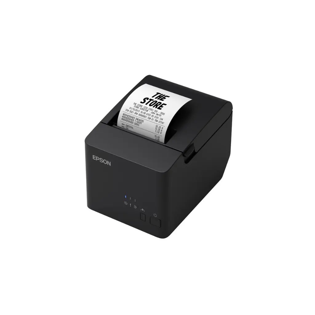 Epson TM-T82X Thermal Receipt Printer - LAN Interface, Auto Cutter, Compact POS Design