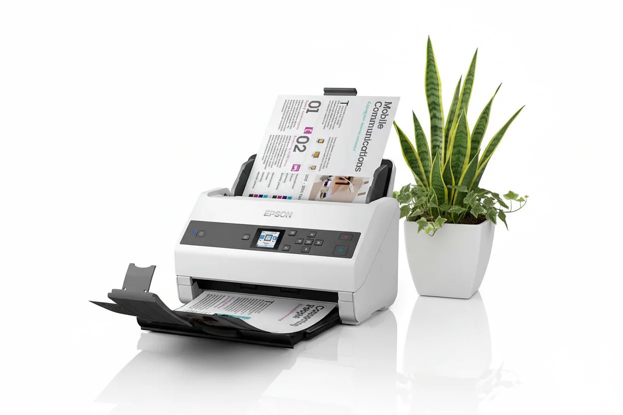 Epson WorkForce DS-870 High-Speed A4 Duplex Sheet-fed Document Scanner with 100-Sheet ADF