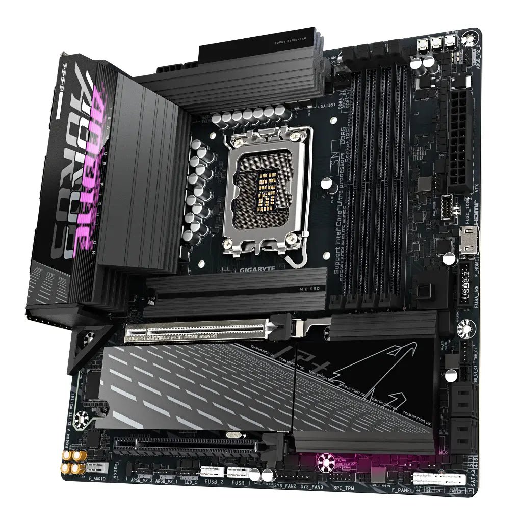 Gigabyte B860M AORUS ELITE WIFI6E Intel B860 LGA1700 DDR5 Micro-ATX Gaming Motherboard