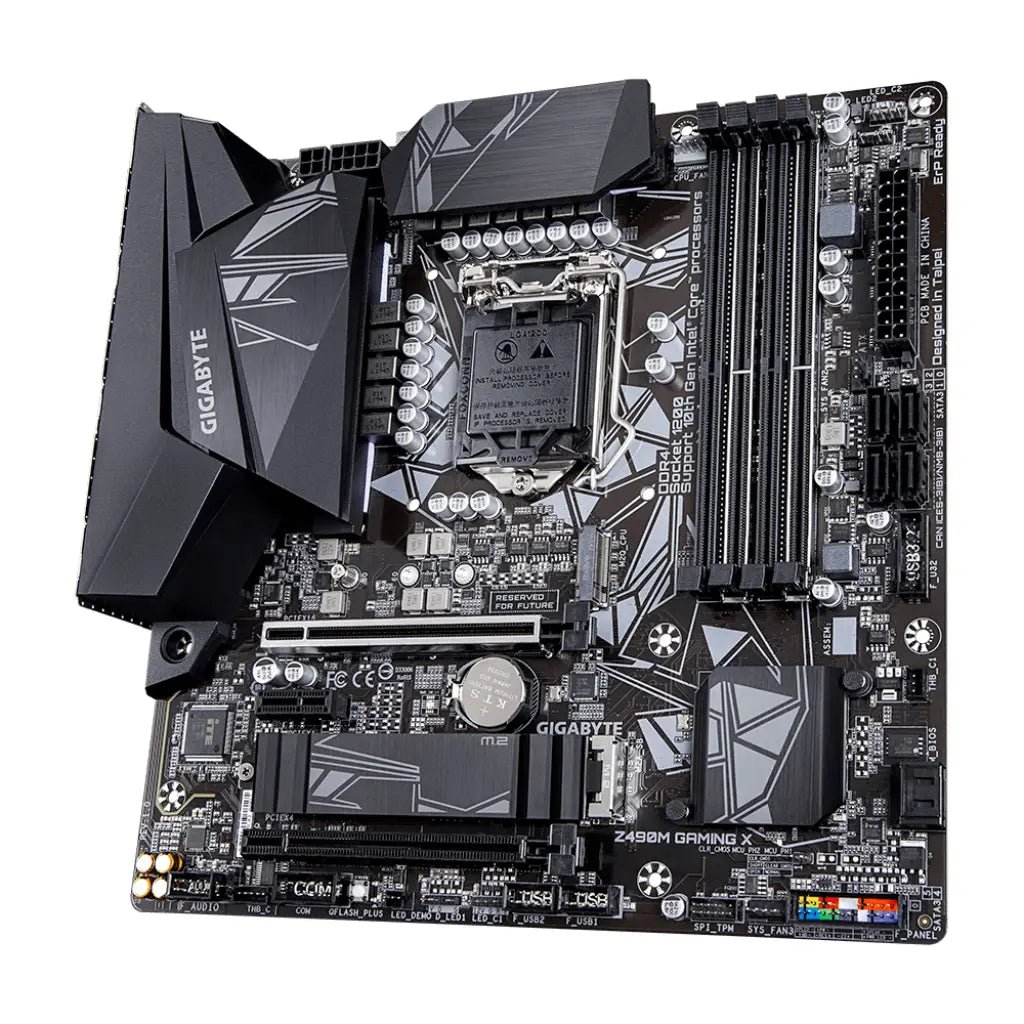 Gigabyte Z490M Gaming X Intel Z490 LGA1200 DDR4 Micro-ATX Motherboard for 10th and 11th Gen Intel Core Processors