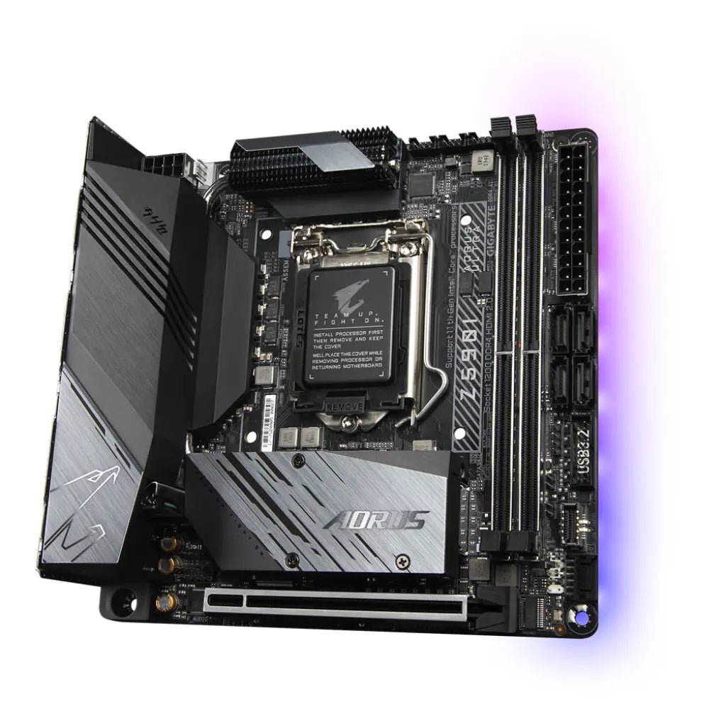 Gigabyte Z590I AORUS ULTRA Intel Z590 LGA1200 DDR4 Mini-ITX Gaming Motherboard