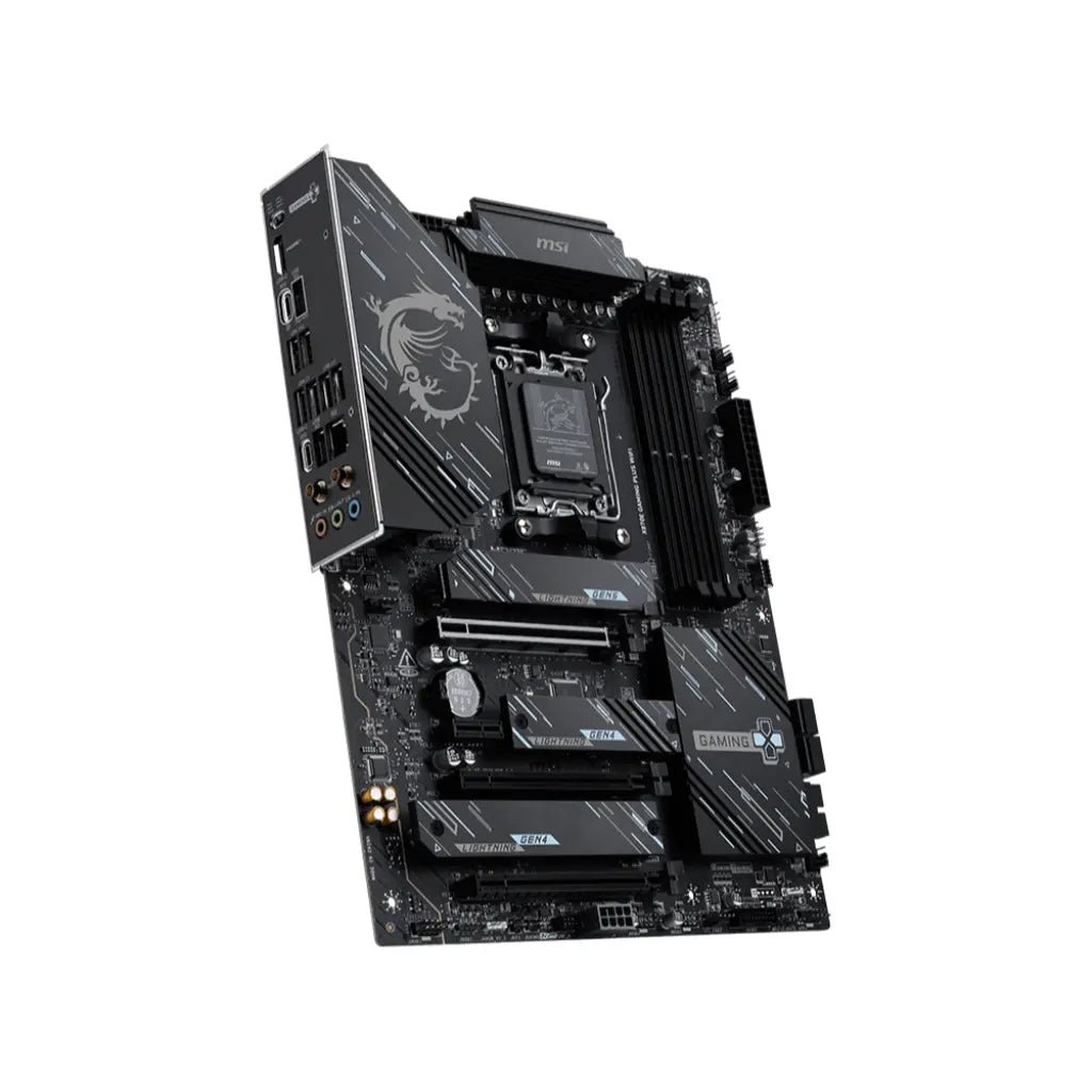 MSI X870E Gaming Plus WiFi Motherboard - AMD AM5 Socket, DDR5 Support, ATX Form Factor, WiFi 7