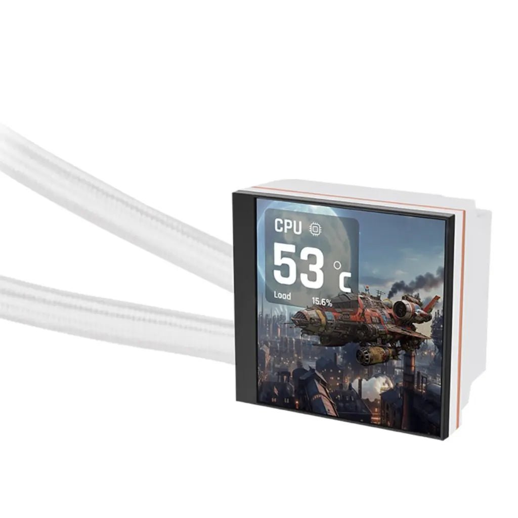 Thermaltake MAGFloe 360 Ultra ARGB Sync 360mm All-In-One Liquid CPU Cooler - Snow Edition