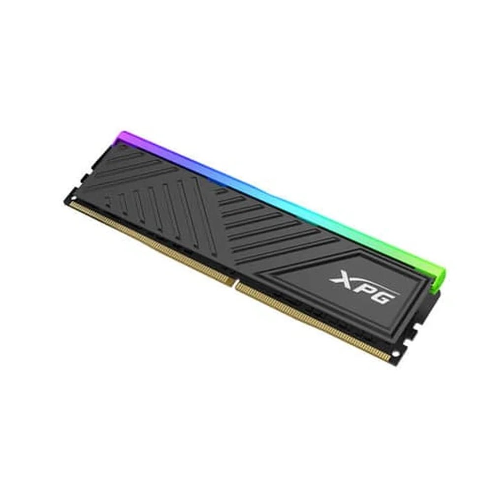 XPG SPECTRIX D35G RGB 64GB (2x32GB) DDR4 3200MHz CL16 Low-Profile Gaming Desktop RAM Kit - Black, Intel XMP 2.0 Ready