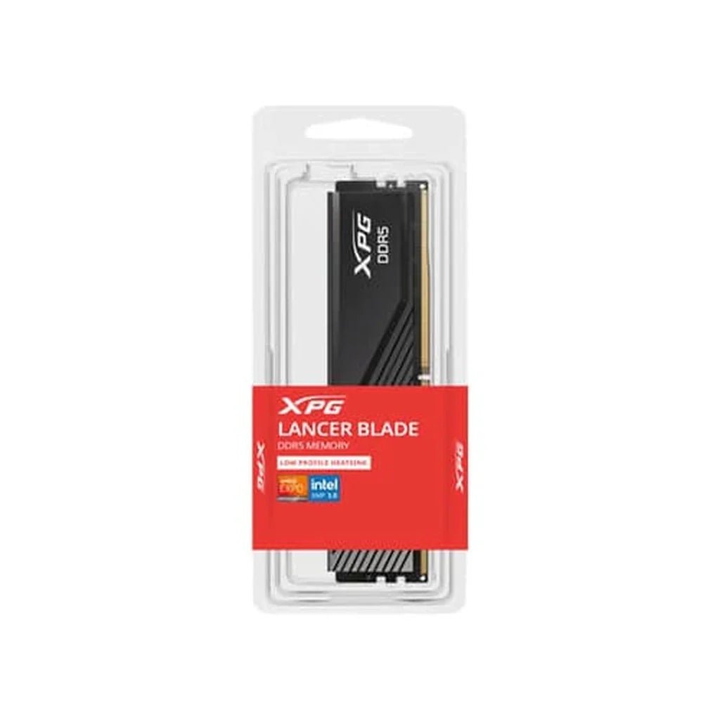 XPG LANCER BLADE 16GB (1x16GB) DDR5 5600MHz CL46 Low-Profile Gaming Desktop RAM - Black, Intel XMP 3.0 & AMD EXPO Compatible