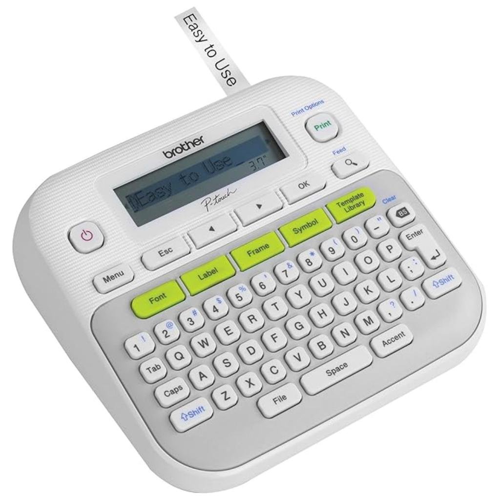 Brother PT-D210 Compact Desktop Label Maker with QWERTY Keyboard