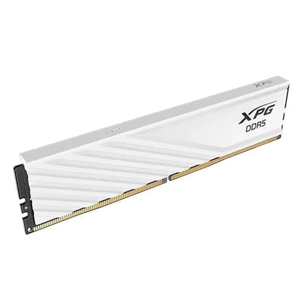 XPG LANCER BLADE 32GB (2x16GB) DDR5 6000MHz CL36 Low-Profile Gaming RAM Kit - White (Intel XMP 3.0 & AMD EXPO Compatible)