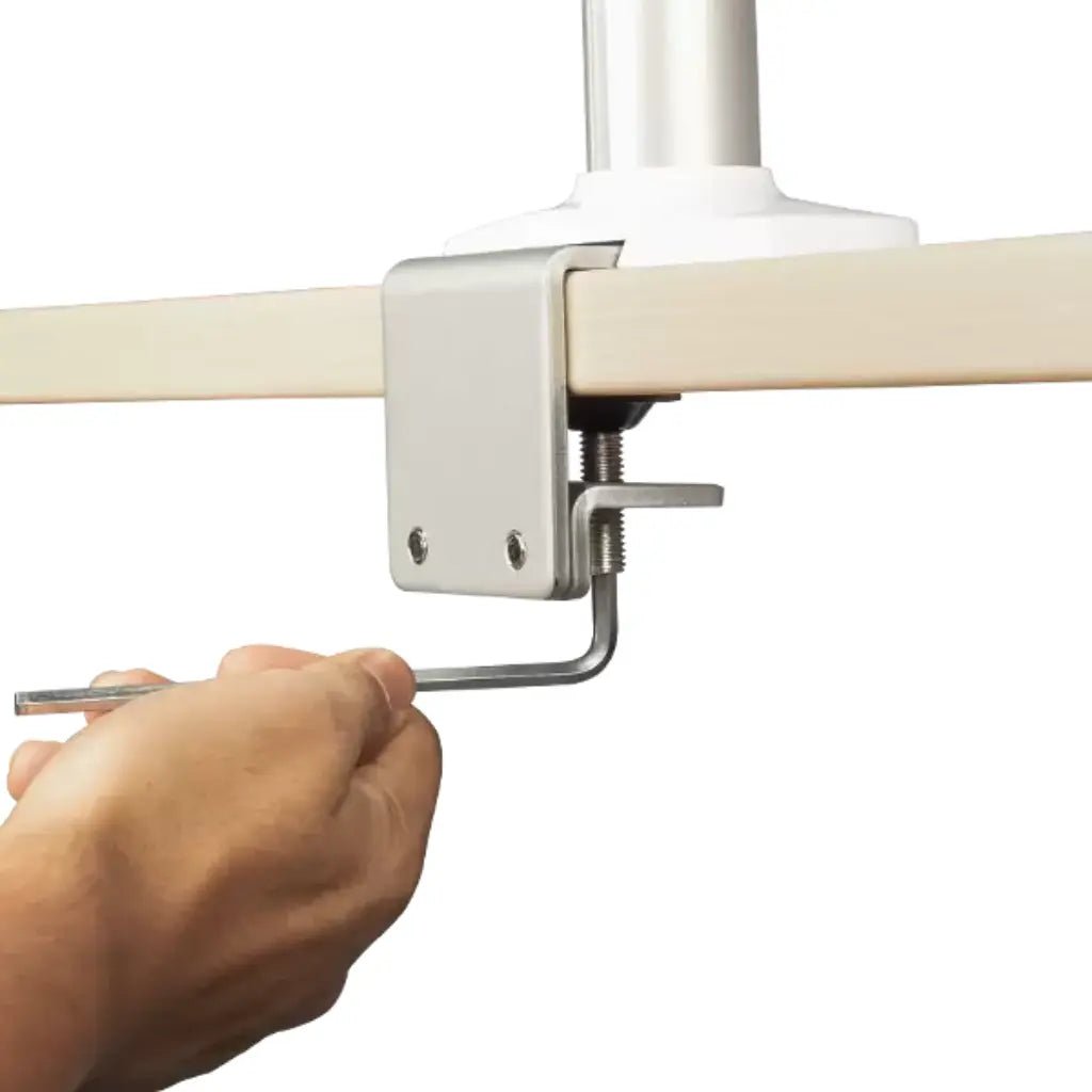 Cadyce CA-MRM202 Dual Monitor Arm with Mechanical Spring - Adjustable Desk Mount for Two Screens