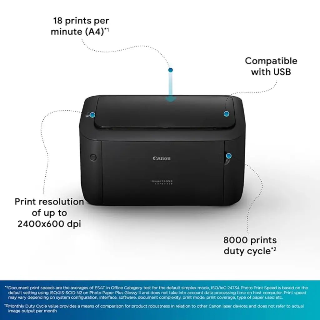 Canon imageCLASS LBP6030B Compact Monochrome Laser Printer with On-Demand Fixing