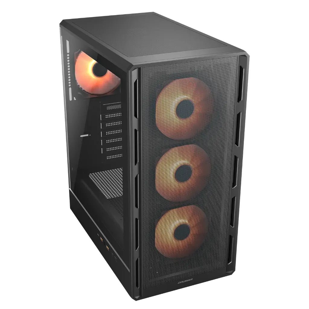 Cougar Airface Pure Pro Mid Tower PC Case - Compact ATX Support with 4 ARGB PWM Fans