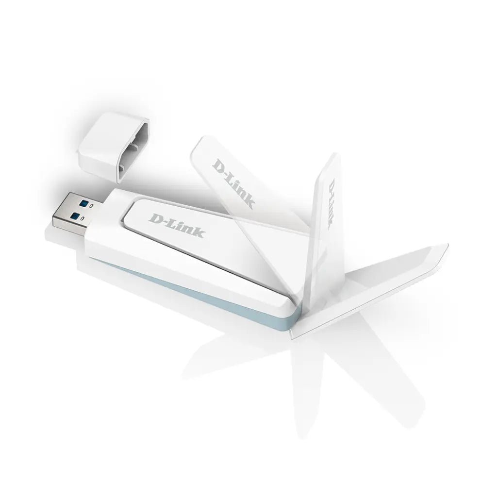 D-Link AX1800 Wi-Fi 6 Dual-Band USB Adapter with MU-MIMO and WPA3 Security
