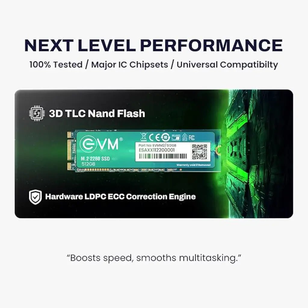 EVM EVMM2 512GB M.2 2280 SATA III Internal Solid State Drive (SSD)