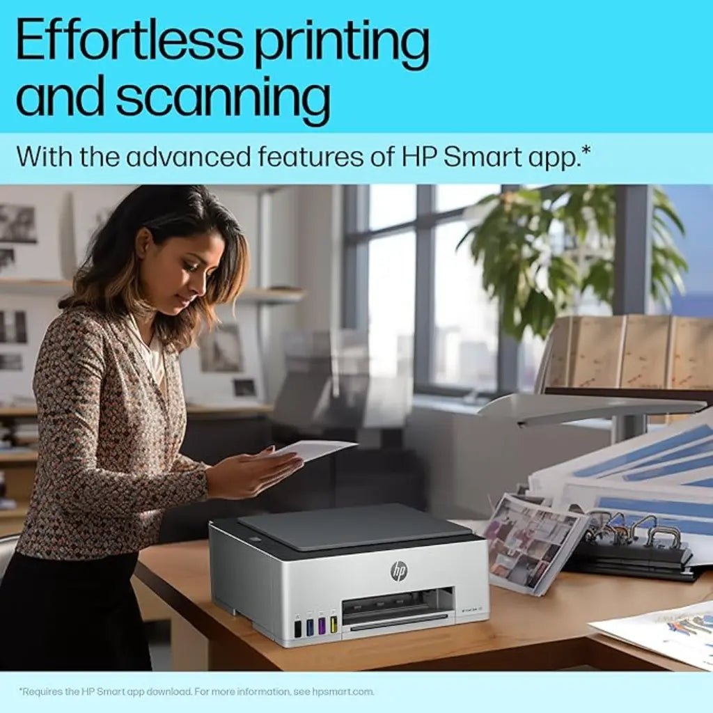 HP Smart Tank 580 Wireless All-in-One Ink Tank Printer with Mobile Printing and High-Capacity Ink System