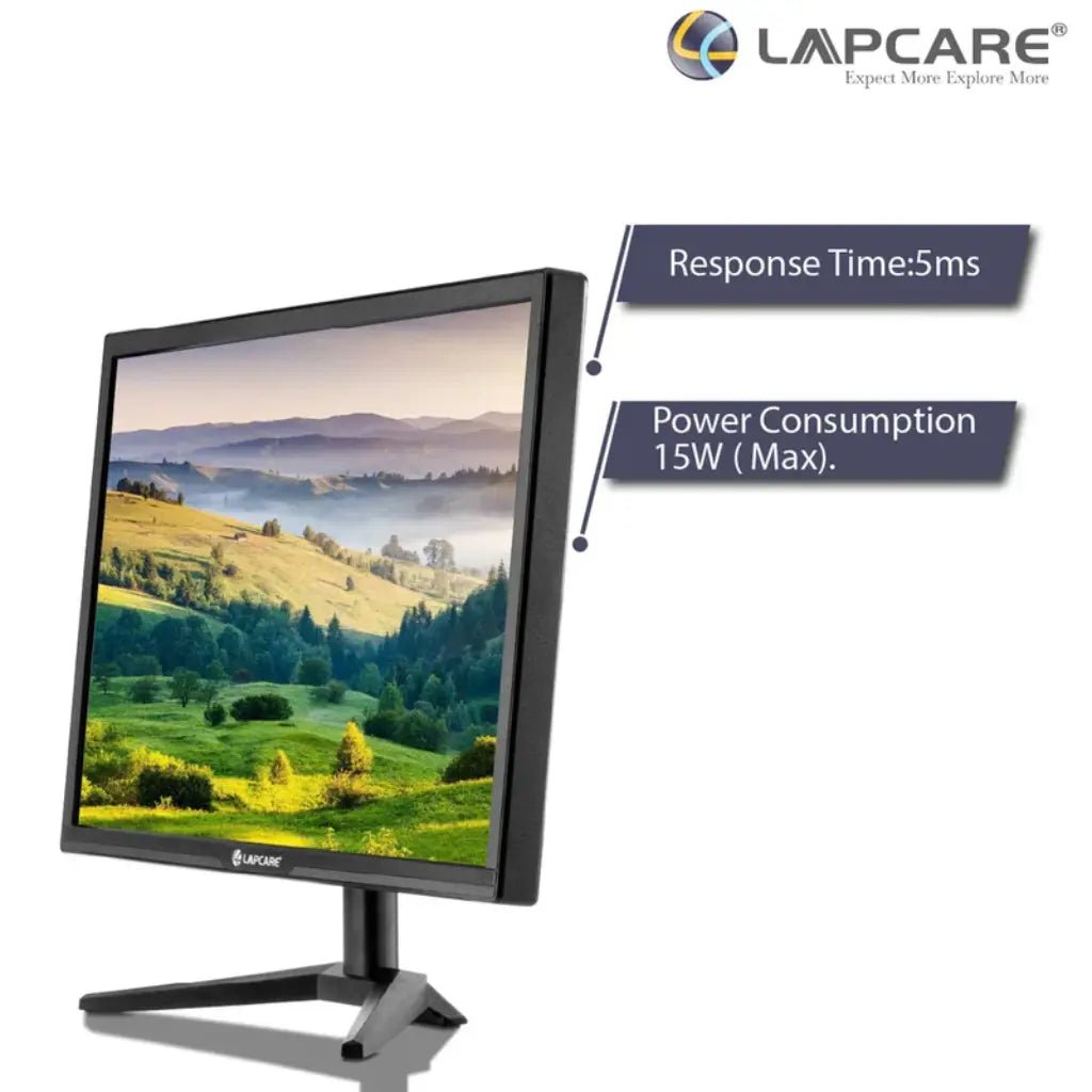 Lapcare LM21WHD 20-inch LED Monitor, 1600x900 Resolution, VGA and HDMI Connectivity