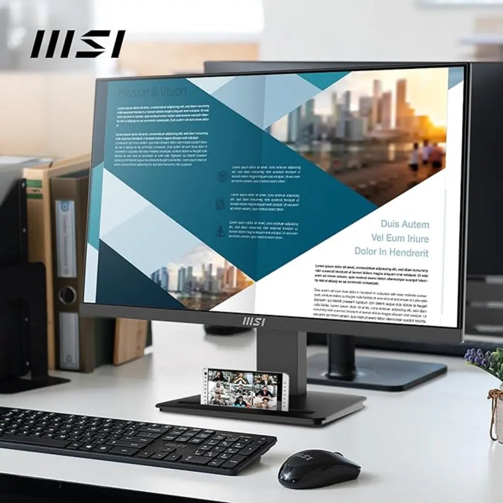 MSI PRO MP2412 23.8-inch Full HD 100Hz VA Panel Business and Productivity Monitor